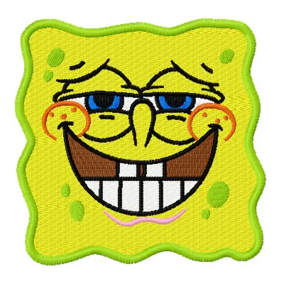 SpongeBob Smile 1  embroidery design - Embroidery Design