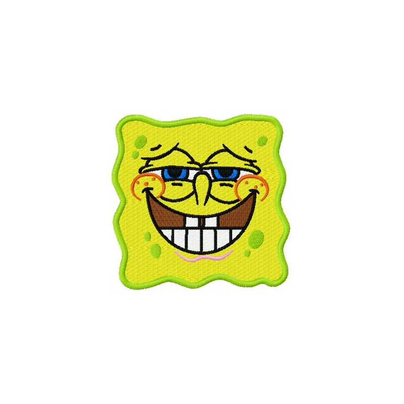SpongeBob Smile 1  embroidery design - Embroidery Design