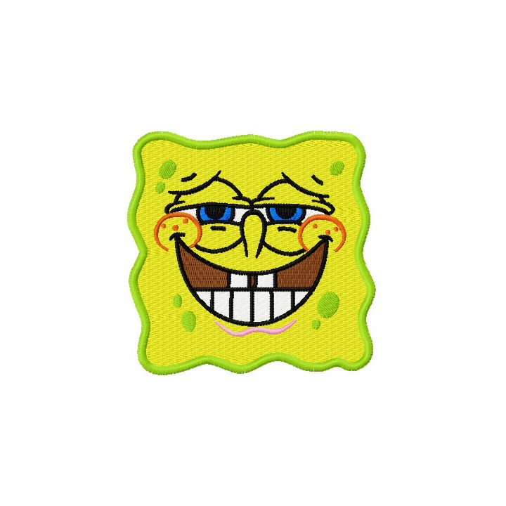 SpongeBob Smile 1  embroidery design - Embroidery Design