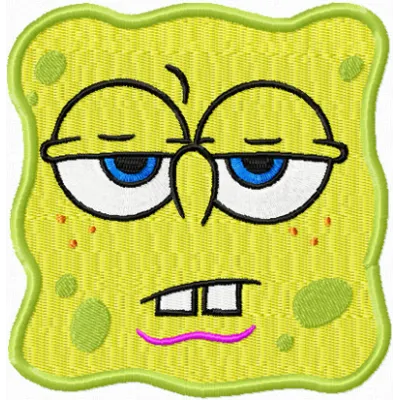 Spongebob Smile 4  embroidery design - Embroidery Design