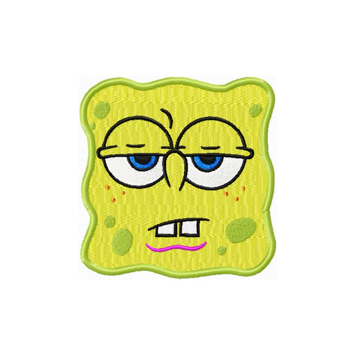 Spongebob Smile 4  embroidery design - Embroidery Design