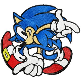 Sonic the Hedgehog - I Like Game  embroidery design - Embroidery Design