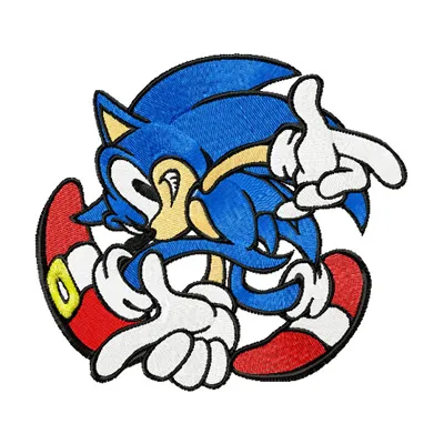 Sonic the Hedgehog - I Like Game  embroidery design - Embroidery Design