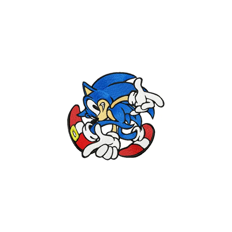 Sonic the Hedgehog - I Like Game  embroidery design - Embroidery Design