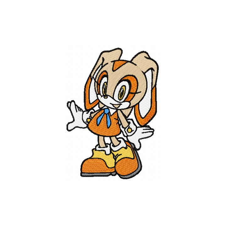 Cream the Rabbit embroidery design - Embroidery Design