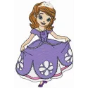 Sofia The First cute embroidery design - Embroidery Design