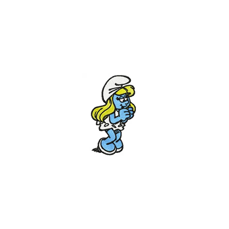 Smurf Girl 1 embroidery design - Embroidery Design