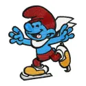 Smurf Skating  embroidery design - Embroidery Design