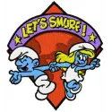 Lets Smurf!  embroidery design - Embroidery Design