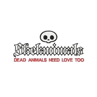 Skelanimals Logo Stitching Pattern for Halloween Fun