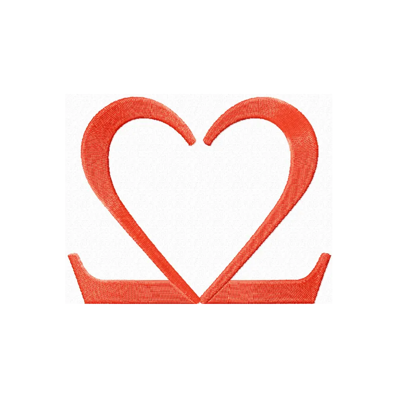 Heart Love embroidery design - Embroidery Design