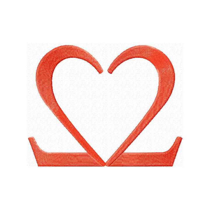 Heart Love embroidery design - Embroidery Design