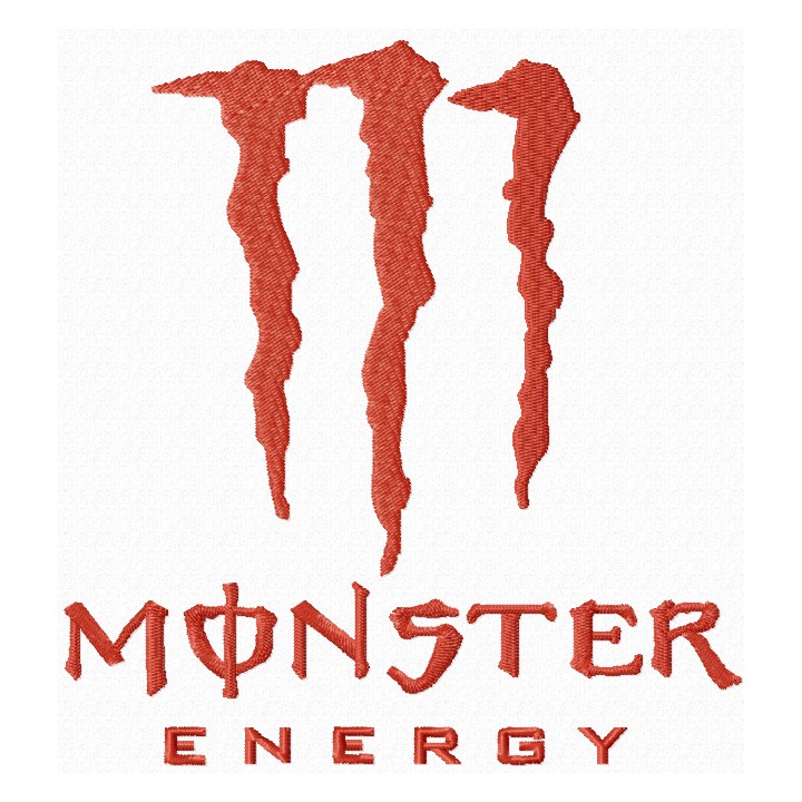 Monster Energy logo embroidery design - Embroidery Design