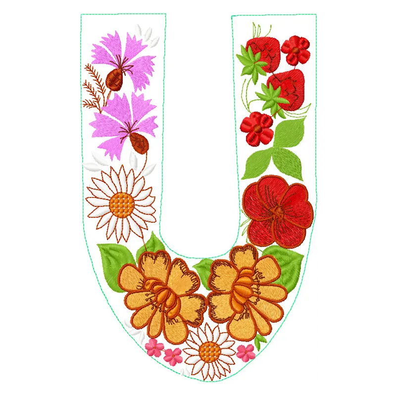 Flowers decor 45 embroidery design - Embroidery Design
