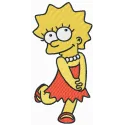 Lisa Simpson Cute Stitching Pattern for Fans