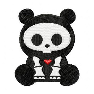 Skelanimals Chungkee embroidery design - Embroidery Design