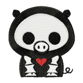 Skelanimals Bill  embroidery design - Embroidery Design