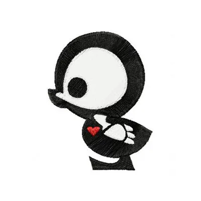 Skelanimals Quackee Stitching Pattern for Halloween