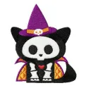 Skelanimals Halloween Cat Stitching Pattern
