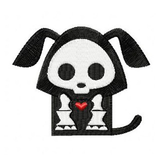 Skelanimals Dax embroidery design - Embroidery Design