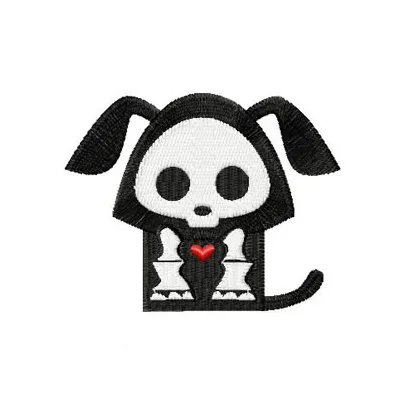 Skelanimals Dax Stitching Pattern for Halloween