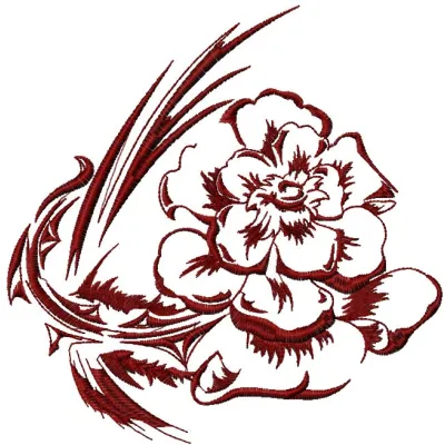 Flowers 23 embroidery design - Embroidery Design