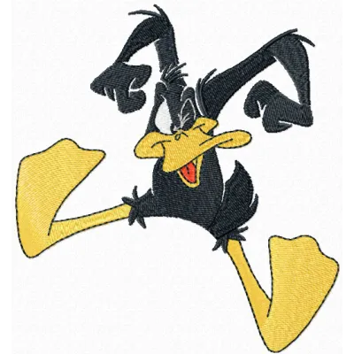 Daffy Duck Crazy Stitching Pattern | Looney Tunes