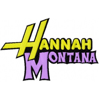 Hannah Montana Logo embroidery design - Embroidery Design