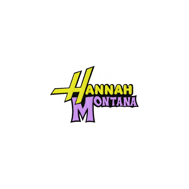 Hannah Montana Logo embroidery design - Embroidery Design