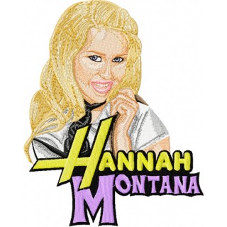 Hannah Montana embroidery design - Embroidery Design