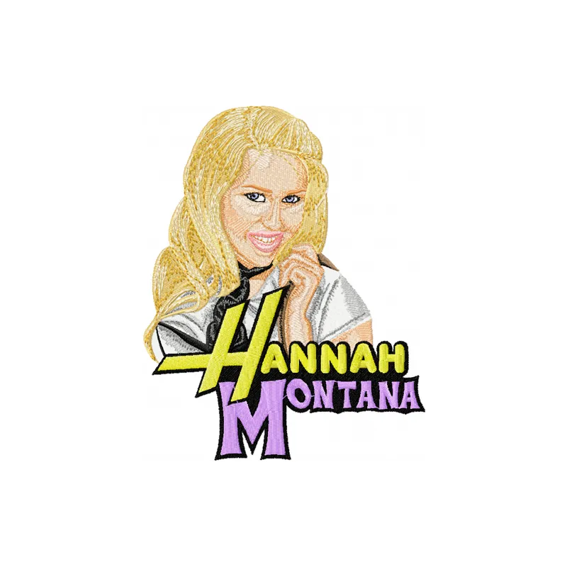 Hannah Montana embroidery design - Embroidery Design