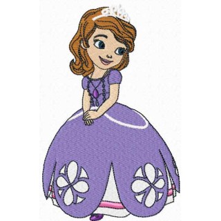 Sofia The First embroidery design - Embroidery Design