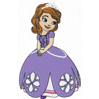 Sofia The First embroidery design - Embroidery Design