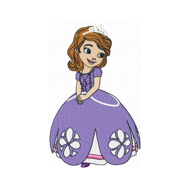 Sofia The First embroidery design - Embroidery Design