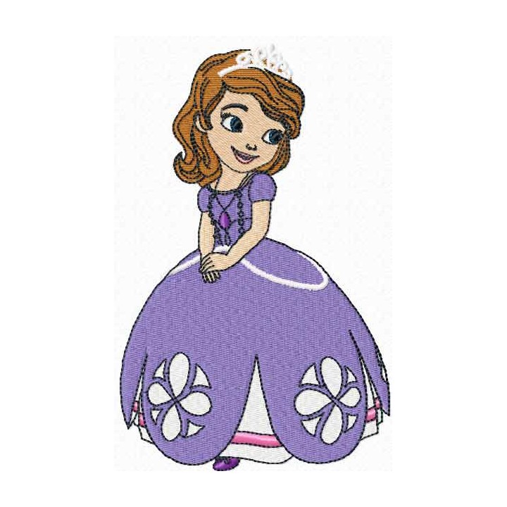 Sofia The First embroidery design - Embroidery Design