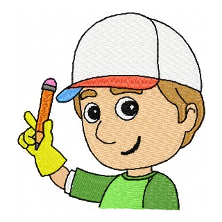 Handy Manny 4 embroidery design - Embroidery Design