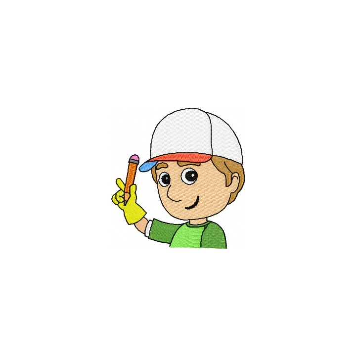 Handy Manny 4 embroidery design - Embroidery Design