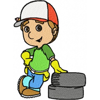 Handy Manny 2  embroidery design - Embroidery Design