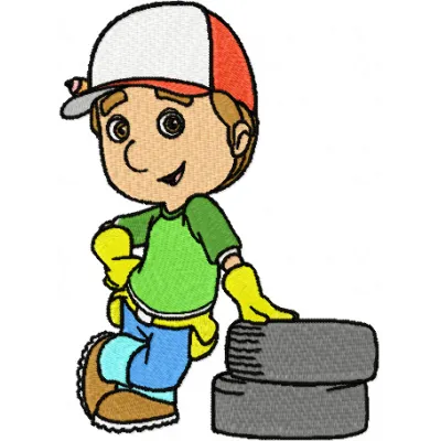 Handy Manny 2  embroidery design - Embroidery Design