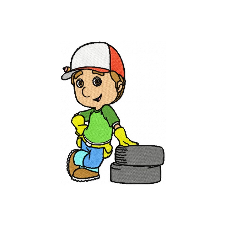 Handy Manny 2  embroidery design - Embroidery Design