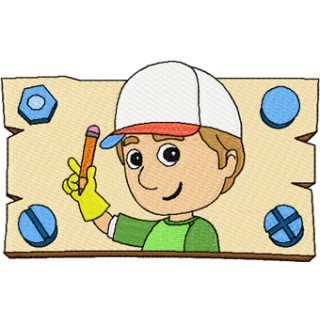 Handy Manny 3  embroidery design - Embroidery Design