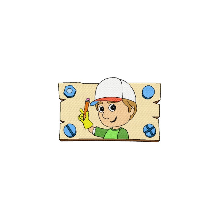 Handy Manny 3  embroidery design - Embroidery Design