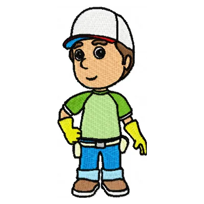 Handy Manny 1  embroidery design - Embroidery Design