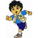 Go Diego Go Adventure Embroidery Design - Baby Collection