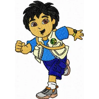 Go Diego Go Adventure Embroidery Design - Baby Collection