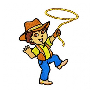 Go Diego Go 1  embroidery design - Embroidery Design