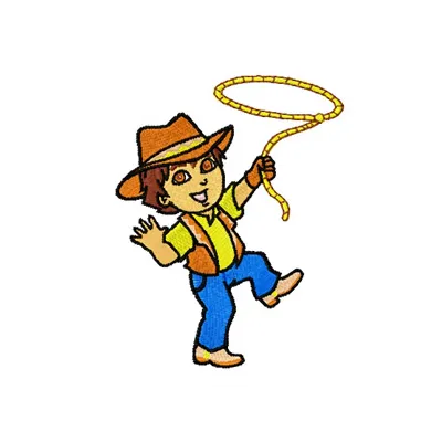 Diego Adventure Stitching Pattern for Kids