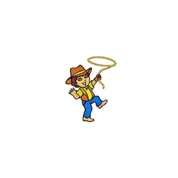 Go Diego Go 1  embroidery design - Embroidery Design