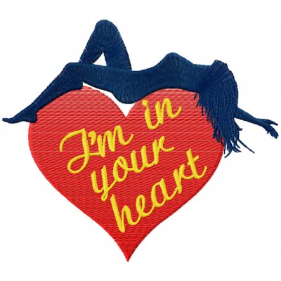 I'm in Your Heart embroidery design - Embroidery Design