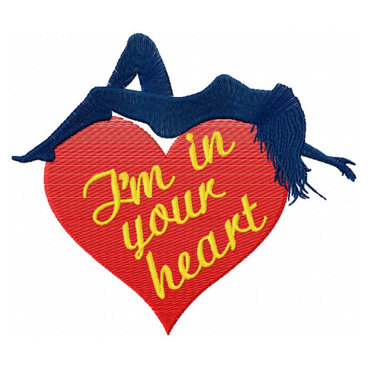 I'm in Your Heart embroidery design - Embroidery Design